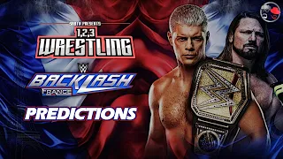 1, 2, 3 Wrestling | WWE Backlash 2024 Predictions