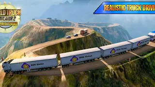 Truck Driving On Dangerous Tracks 2024 -Very Narrow Road Turning *IMPOSSIBLE*🥶🥶