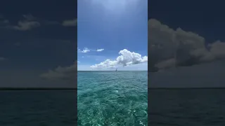 Катамаран и Карибское море 🇩🇴#пунтакана #доминикана