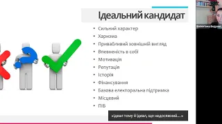 Валентина Ведровська: “Організація роботи виборчого штабу. Структура та поділ ролей”