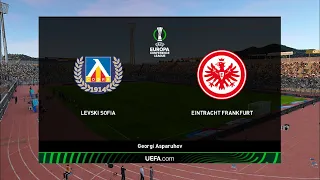 ⚽  Levski Sofia      vs   Eintracht Frankfurt ⚽ | 🏆 Uefa europa conference league    (08/24/2023) 🎮