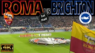 [4K] ROMA 4-0 BRIGHTON [1st.Half]｜EUROPA LEAGUE 2023-24 ROUND OF 16 1st.Leg｜07/03/2024