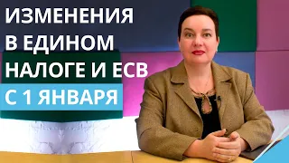 Главные изменения 2021 года по единому налогу и ЕСВ