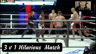 1 Pro And 2 Amateurs Challenge A Heavyweight Professional In 3v1 Match