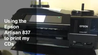 Using Epson Artisan 837