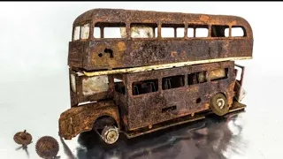 Double decker bus Restoration Rusty Abandoned Mode