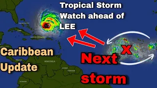 New storm is on the way, Hurricane LEE prompts tropical storm watch • Decreased Caribbean rainfall