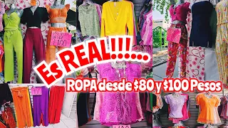 🤯MODA 2024 DESDE $80 Y $100 PESOS EN EL CENTRO CDMX😱LA TIENDA MÁS SURTIDA Y BARATA|INICIA TU NEGOCIO