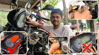 Bajaj pulsar bike ki miter per light na jale to a video jaur dekhe पल्सर बाइक की मीटर की लाइट चालू