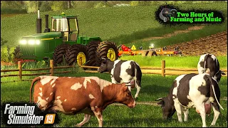 No Man's Land Episodes Collection🔹Ep. 23 - 27🔹TWO HOURS of FARMING & MUSIC🔹Farming Simulator 19