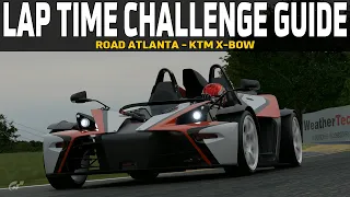 GT7 Lap Time Challenge Guide - Road Atlanta - KTM X-BOW