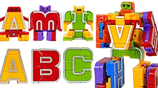 ABC Alphabet combine robot! Transform with PJ Masks! | DuDuPopTOY