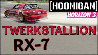 Twerkstallion Review! Forza Horizon 3 Hoonigan Car Pack - Mazda RX7 Twerkstallion Gameplay FH3