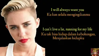 Wrecking Ball - Miley Cyrus (Lirik Lagu & Terjemahan)