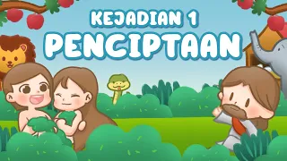 TUHAN MENCIPTAKAN DUNIA - KEJADIAN 1 PENCIPTAAN | LITTLE HOPE BIBLE STORY | Animasi Cerita Alkitab