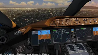 Aerofly FS Global Mobile - 787 smooth landing + (With quick REAL cabin view)