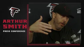 Arthur Smith recaps the Falcons victory over the Miami Dolphins | Atlanta Falcons | NFL