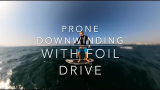 10k prone downwind run with Foil Drive