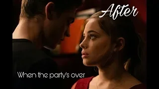 После| Гардин Скотт и Тесса Янг| When the party's over❤🖕