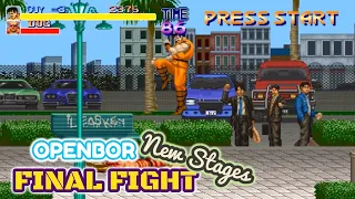 Final Fight Gameplay New Stages (Openbor Games)