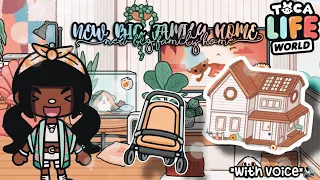 BUYING NEW BIG FAMILY HOME!🏡🤍|Toca boca bulid| *with voice*🔊