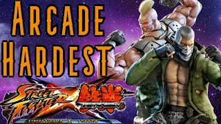 Street Fighter x Tekken - Jack X & Bryan Fury - Arcade Mode (HARDEST)