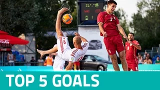 TOP 5 GOALS - Euro Beach Soccer Cup Belgrade 2016