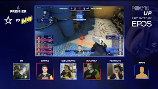 S1mple with the ninja Defuse. With Voice calls.