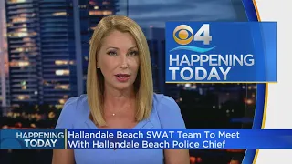 Hallandale Police Chief To Meet With SWAT Team