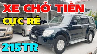 Chiếc Xe Mitsubishi Pajero "CHỞ TIỀN" Của Ngân Hàng Đẹp Long Lanh Giá Rẻ Bất Ngờ