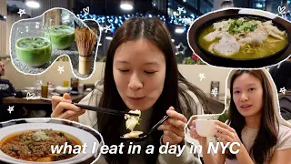 what I eat in a day living in NYC *vlog*