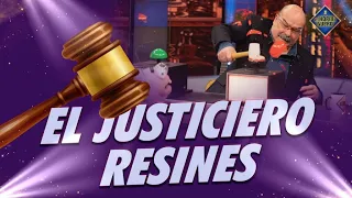 Resines revienta el pulsador de "El Justiciero" - El Hormiguero