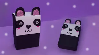 Origami box panda | DIY desk organizer | DIY Gift Box | How to make Gift Box  Easy Paper Crafts Idea