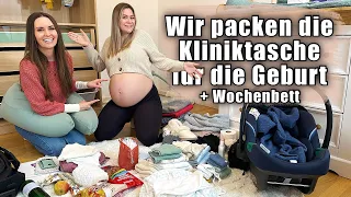 Kliniktasche für die Geburt packen mit meiner Hebamme (38. SSW) @LauraRohmannHoehn