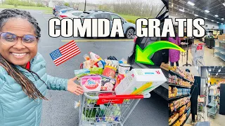 Asi es un BANCO DE COMIDA GRATIS en USA