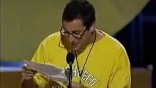 Adam Sandler Speech (Big Daddy) MTV 2000