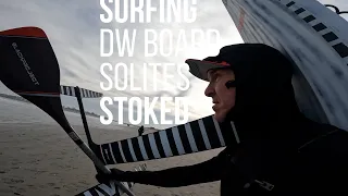 surfing with dw board and new Solites (GIVEAWAY!!)