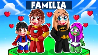 Tenemos una Familia de SUPERHEROES en Roblox!