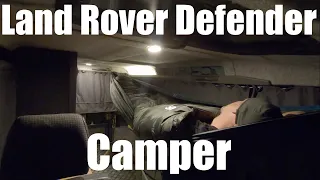 Land Rover Defender Budget Camper Conversion. Part 1 - Rear Seats, Headlining, Kitchen and Storage.