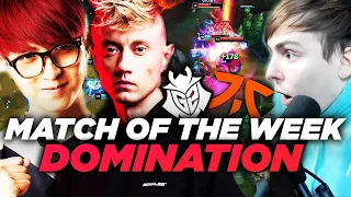 LS | LEC MATCH OF THE WEEK! Rekkles vs Hans Sama | G2 vs FNC