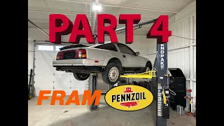 300ZX Part 4 Fuel Filter, Oil Filter, Oil Change. Update on Fuel Tank Cleaning