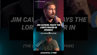 Jim Cavaziel prays in JESUS' language 🤯 #jesus #bible #christianity #god #holyspirit