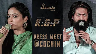 KGF Chapter 2 - Cochin Press Meet|Yash |Sanjay Dutt |Raveena|Srinidhi| Prashanth Neel |Hombale Films