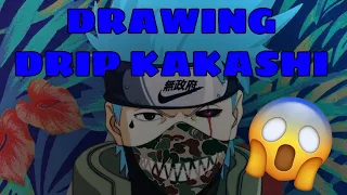 Tracing KAKASHI DRIP💧- Naruto - Artify #shorts