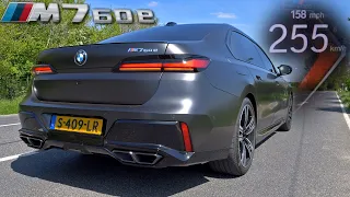 BMW M760e // 0-100 100-200 TOP SPEED SOUND & Autobahn POV