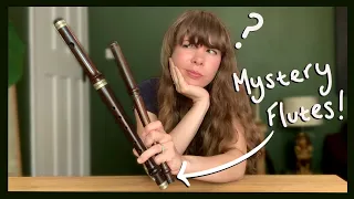 Can YOU help identify these wooden flutes??