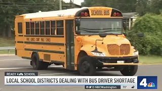 School Districts Grapple With Bus Driver Shortage | NBC4 Washington