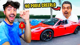 LE REGALO UN FERRARI AL PAPA DE MIS VECINOS! *broma*