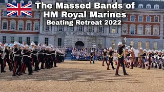 Massed Bands of HM Royal Marines| 'Gladiator' - Horse Guards Parade 2022