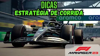 F1 Manager 23 Dicas ESTRATÉGIA DE CORRIDA